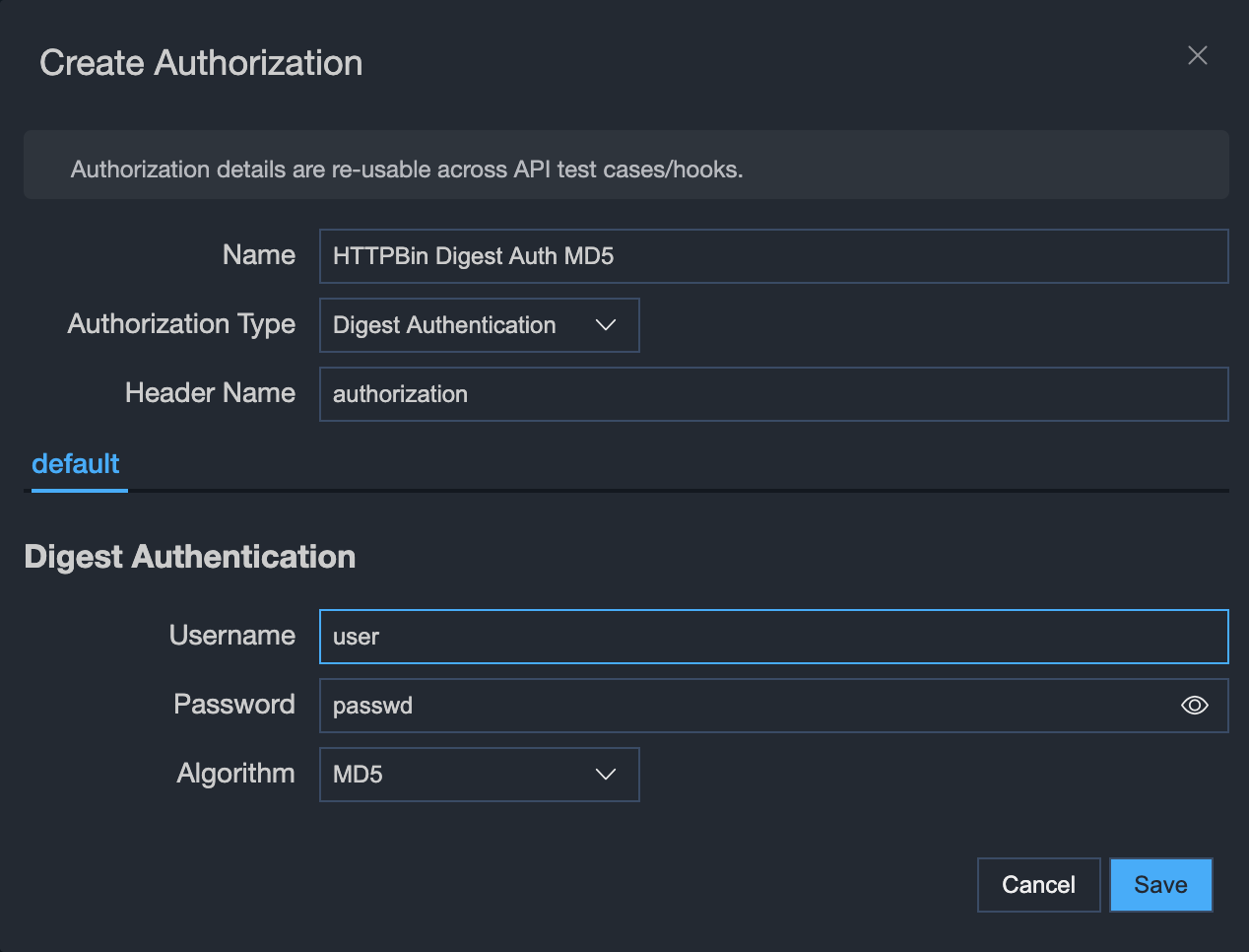 Digest Access Authentication | vREST NG Documentation